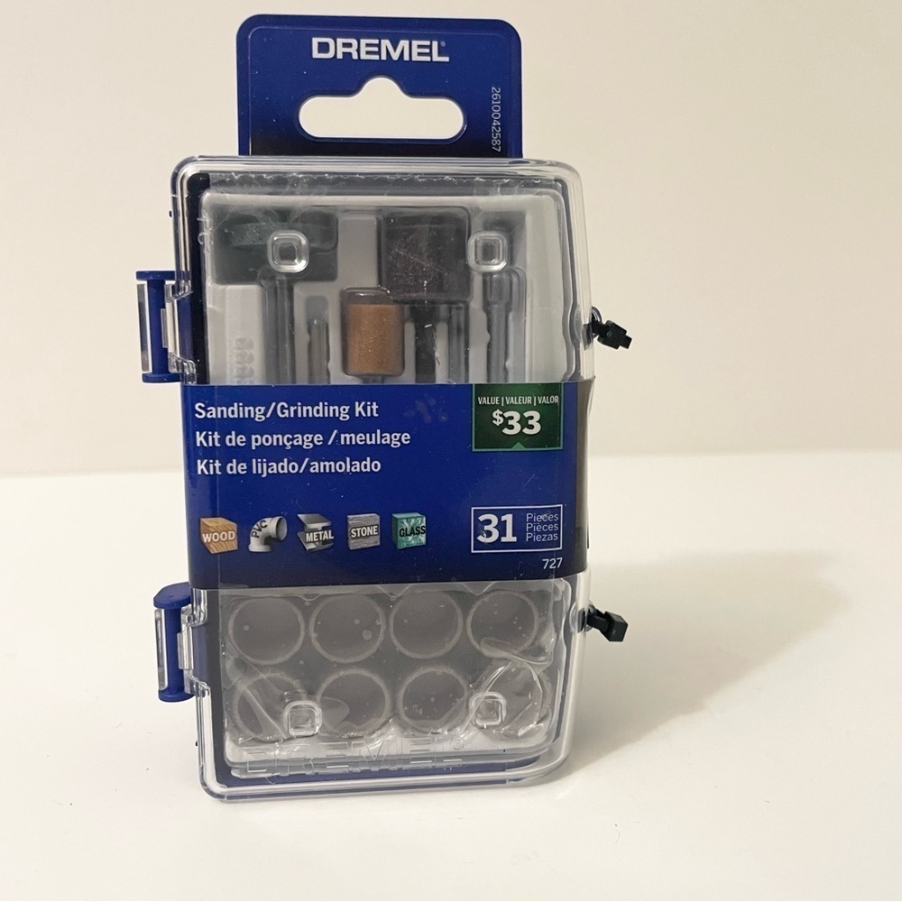 Dremel KIT 31 Pcs Sanding Grinding Rotary Tool Accessory